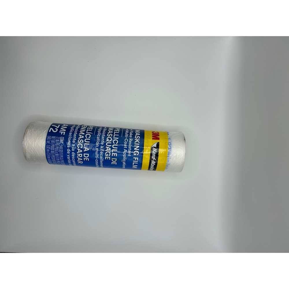 3M Hand-Masker AMF72 Advanced Masking Film 72in x 90ft Flake‎ Resistant White